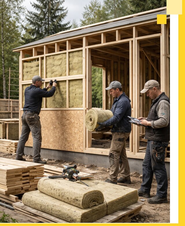 Проектирование и строительство каркасных бань в Усинске под ключ