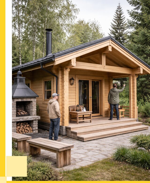 Деревянные бани под ключ в Усинске от 460710 р. | ЭриданСнс