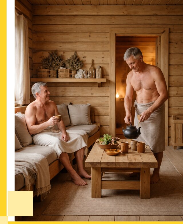 Бани с комнатой отдыха под ключ в Усинске от 460710 р. | ЭриданСнс