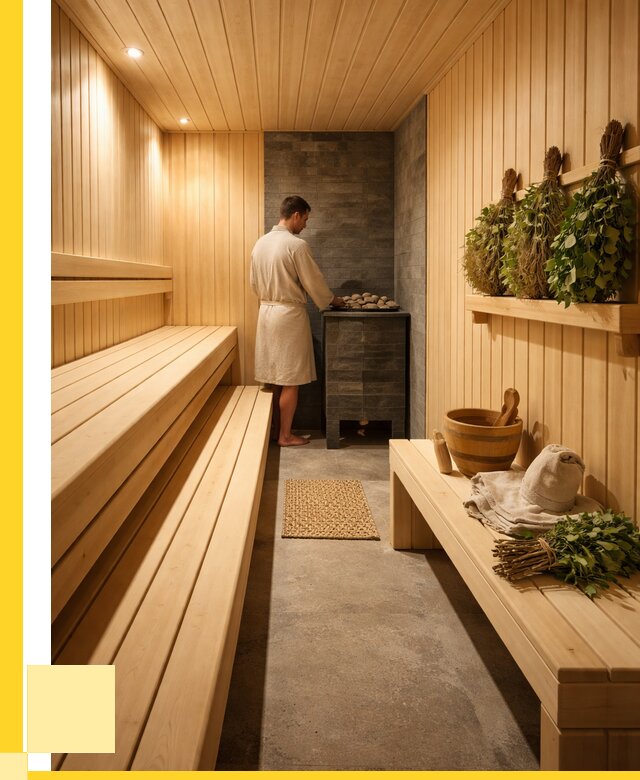 Отделка парной под ключ в Усинске от 358330 р. | ЭриданСнс