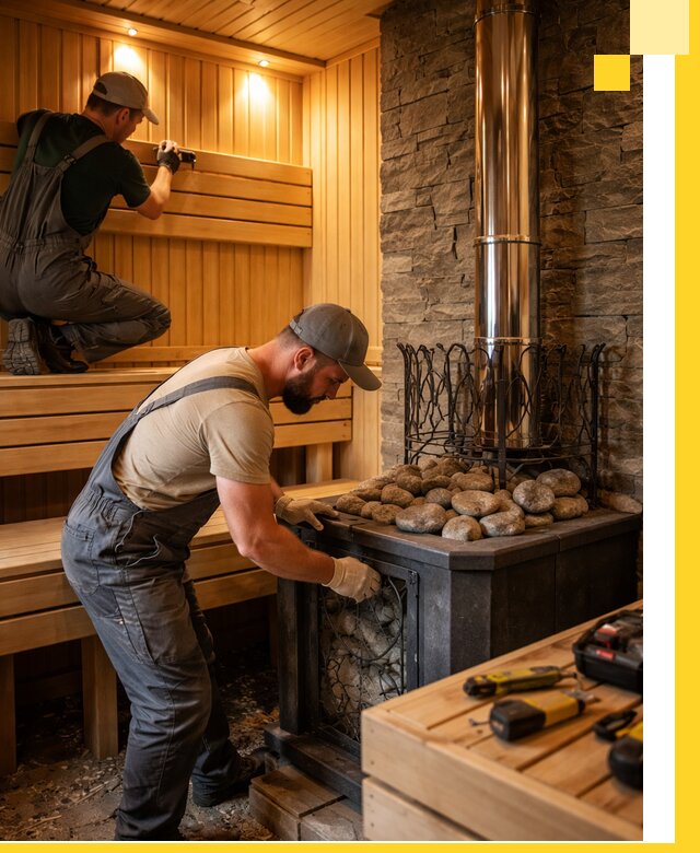 Комплексный дизайн бань, саун и зон отдыха в Усинске