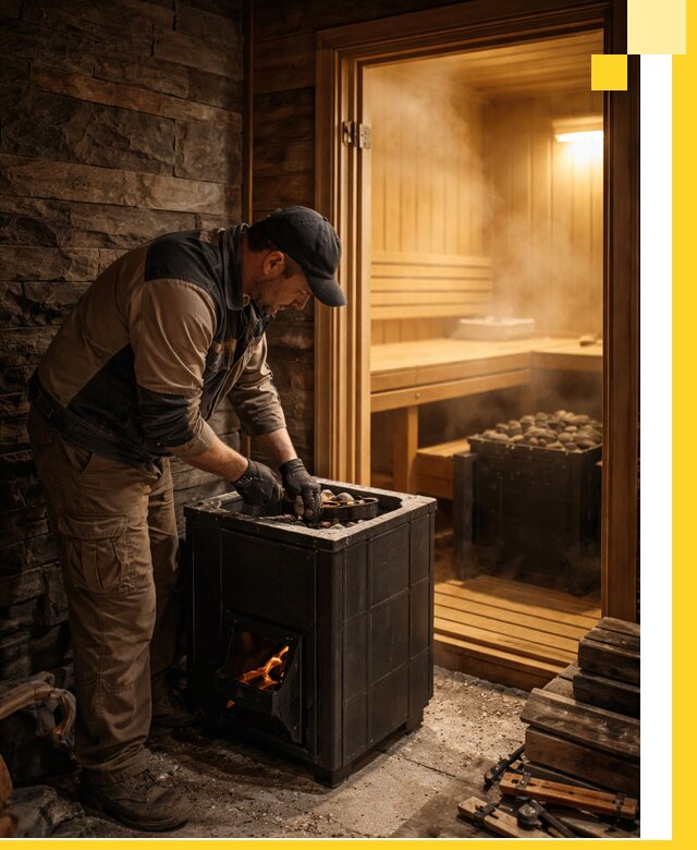 Строительство бани с сауной под ключ в Усинске от проекта до сдачи