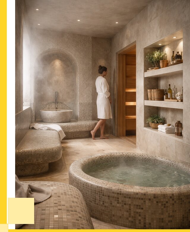 Строительство бани с хамамом в Усинске от 767850 р. | ЭриданСнс