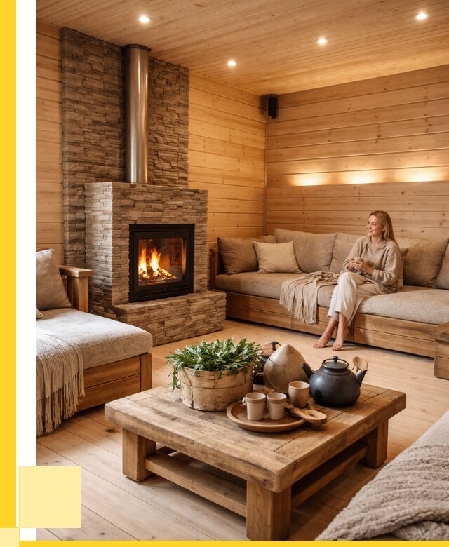 Проект бани с комнатой отдыха в Усинске от 35833 р. | ЭриданСнс