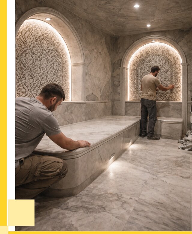 Турецкие бани под ключ в Усинске от 255950 р. | ЭриданСнс