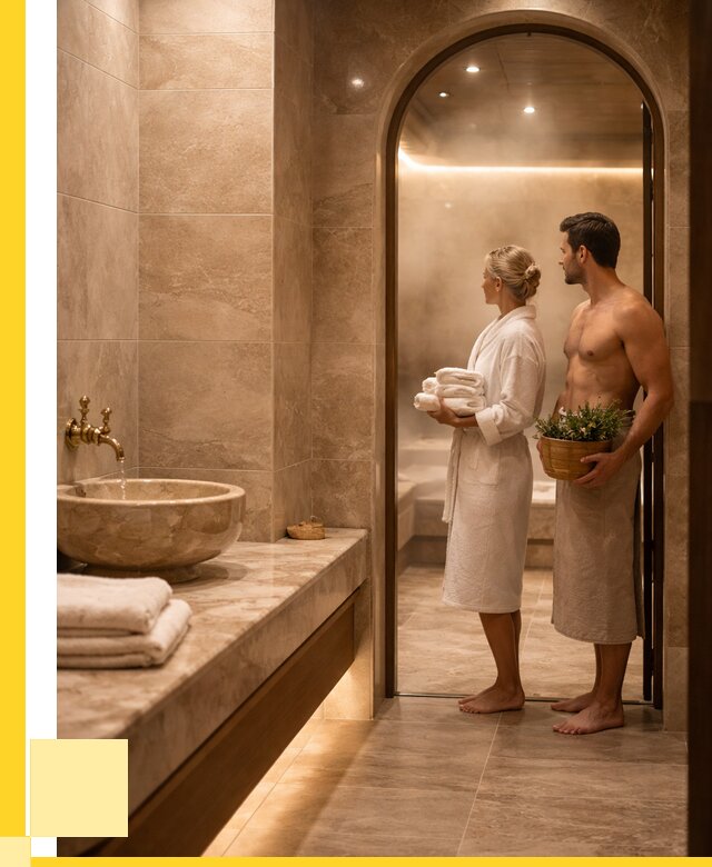 Проект и монтаж сауны и хамама в Усинске от 358330 р., ЭриданСнс