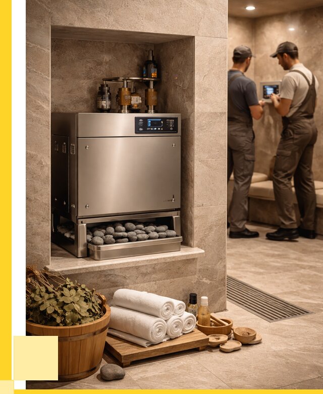 Парогенераторы для хамама в Усинске от 76785 р. | ЭриданСнс