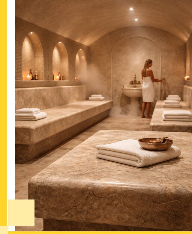 Лежаки для хамама в Усинске под ключ от 35833 р. | ЭриданСнс