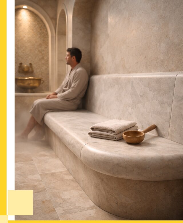 Сиденья для хамама в Усинске под ключ от 12286 р. | ЭриданСнс