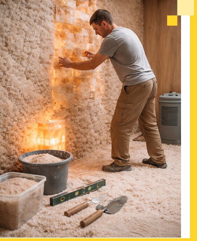 Проектирование и монтаж соляных комнат в Усинске под ключ